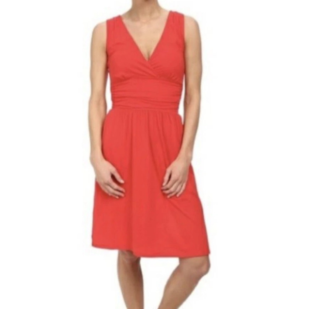 The North Face Women's Heartwood Surplice Sleeveless Red Dress Size Medium